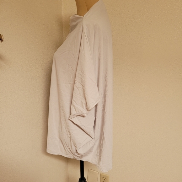 Bryn Walker Light Grey Batwing Style Shirt - Picture 5 of 6